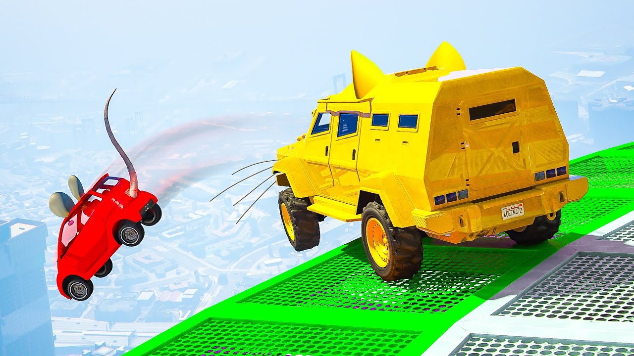 ПЕРЕИГРАЛ И УНИЧТОЖИЛ!!! КОШКИ vs МЫШКИ В GTA ONLINE!!!