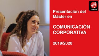 Presentación del Máster Comunicación Corporativa de TRACOR 2019/2020