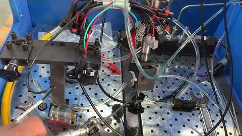 CR966 common rail injector BIP connection and testing video