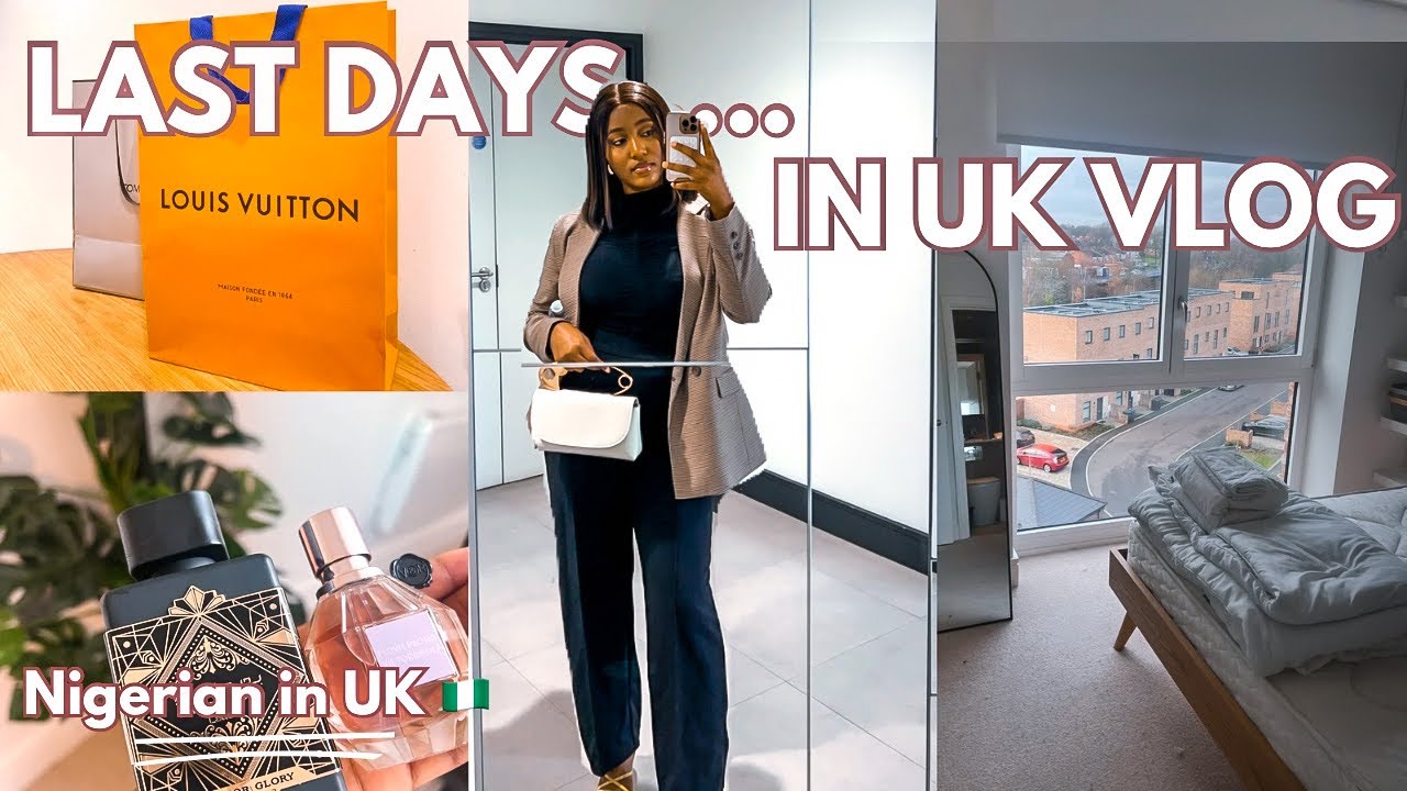 LAST DAYS IN UK VLOG| Going out with friends, shopping, and more! Nigerian in UK