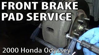 brake change odyssey pads honda