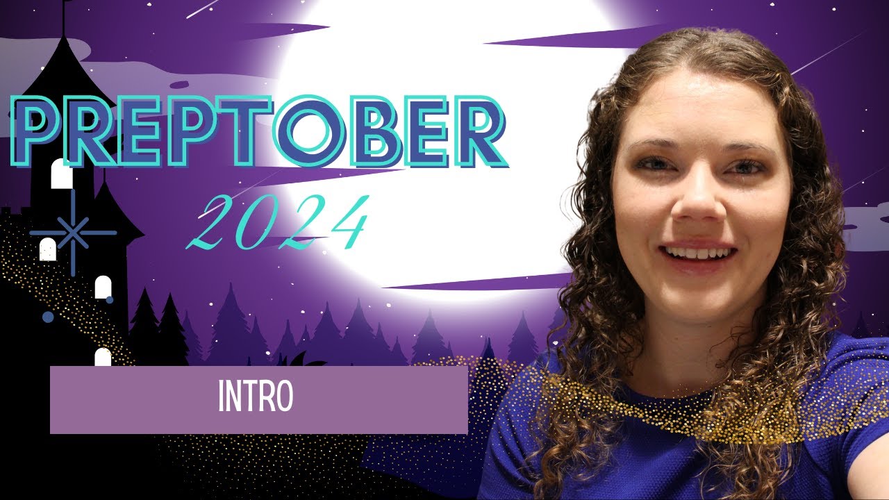 Getting ready to write a novel || Preptober 2024 - YouTube