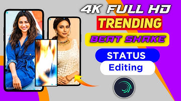 Trending beat sync + shake effect status editing in alight motion | Hindi | HK Monitor