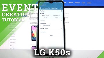 How to Add Event to Calendar in LG K50S – Calendar Notification