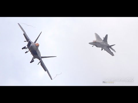 F-22 Raptor Arrival to Fort Lauderdale for the Air Show | May 2025