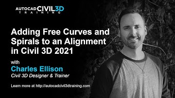 Adding Free Curves and Spirals to an Alignment in Civil 3D 2018, 2019, 2020, 2021