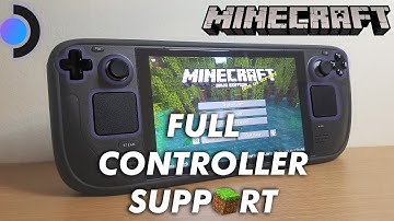 How to Get Full DECK Controls on JAVA - Steam deck Minecraft Java controls - No mods (Gameplay)