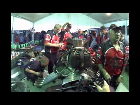 Perth Motorplex Nitro Funny Car on-board montage w...