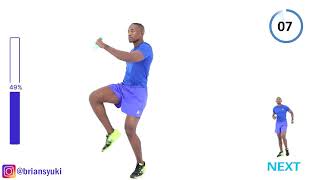 20 Minute FAT BLASTER Walking Workout at Home with Weights