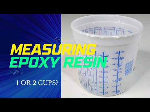 HOW TO MEASURE EPOXY RESIN! #measureresin #resinvolume #howmuchepoxy  #measureepoxy 
