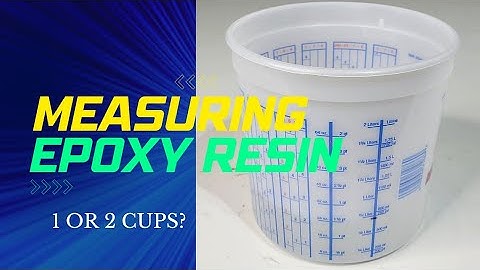 HOW TO MEASURE EPOXY RESIN! #measureresin #resinvolume #howmuchepoxy #measureepoxy