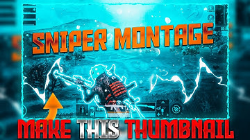 How to edit a Pubg Montage Thumbnail tutorial in Hindi |On Android | Photoshop + Pixellab |Bhavik Yt
