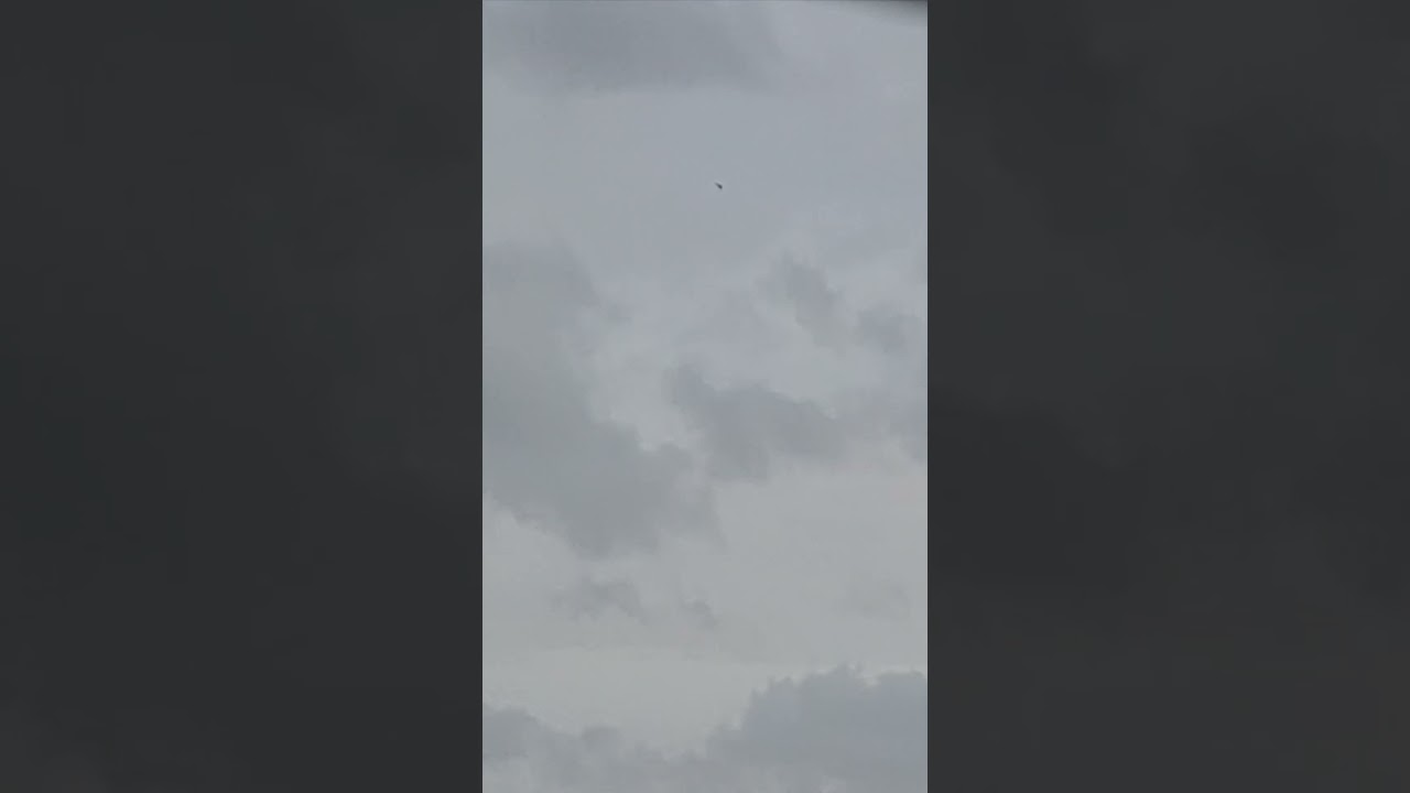 Colour contrast in sky on otherside