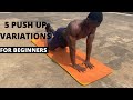 5 push-up variations for beginners | Home exercises
