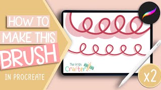 Procreate brush tutorial for beginners!