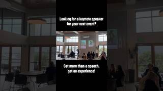 Don’t just book a speech. Book an experience #MotivationalSpeaker #leadership #KeynoteSpeaker #event