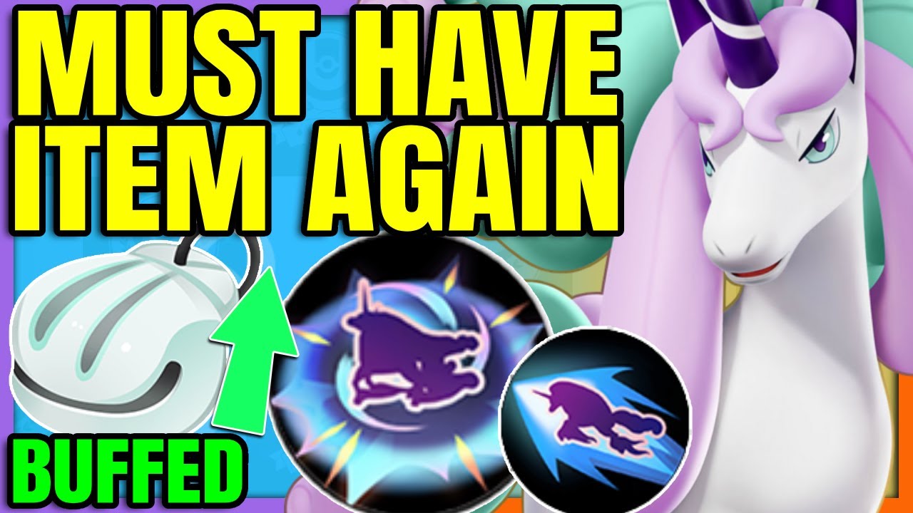 Buffed Shell BUFFED SHELL BELL is a must have ITEM for RAPIDASH | Pokemon Unite ...