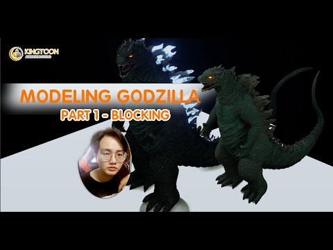 Video Model nhân vật Godzilla -BÀI 1 SETUP & BLOCKING -... - YouTube
