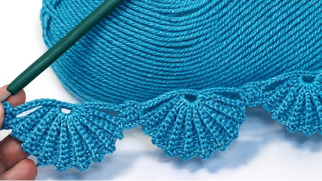 🌟 Великолепный узор веерного крючка, который вы захотите использовать в каждом проекте!