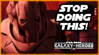 You're Farming The Malevolence WRONG in Star Wars Galaxy of Heroes!