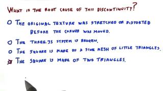 What Causes Texture Discontinuities? - Interactive 3D Graphics