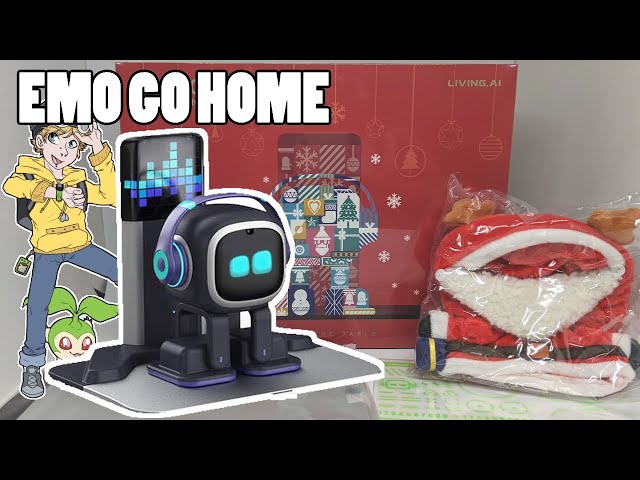 EMO Go Home AI Desktop Pet Robot with EMO Smart Lighting