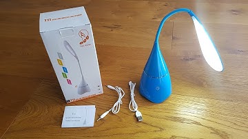 ENER-J LED Desk Lamp with builtin Bluetooth Speaker [Hands on Review and Test]