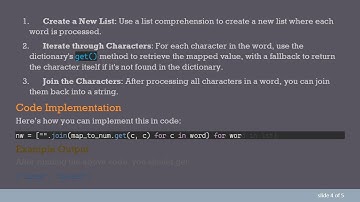 How to Replace Characters from a Dictionary in a List of Words Using Python