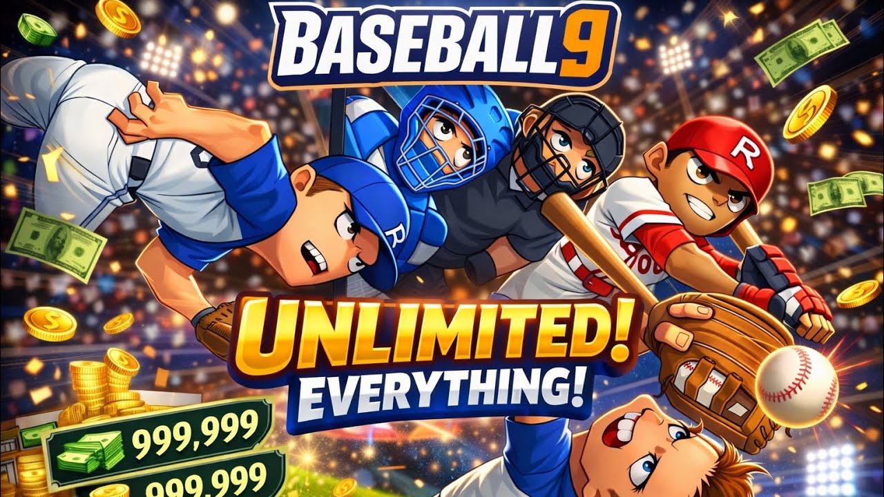 BASEBALL 9 Unlimited Everything 😱 | Max Money, Players & Skills  