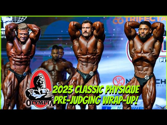 The best in the world on stage at the 2023 Mr.Olympia @mrolympiallc . @cbum  vs @ramondinopro #classicphysique #vacumpose #olympia23