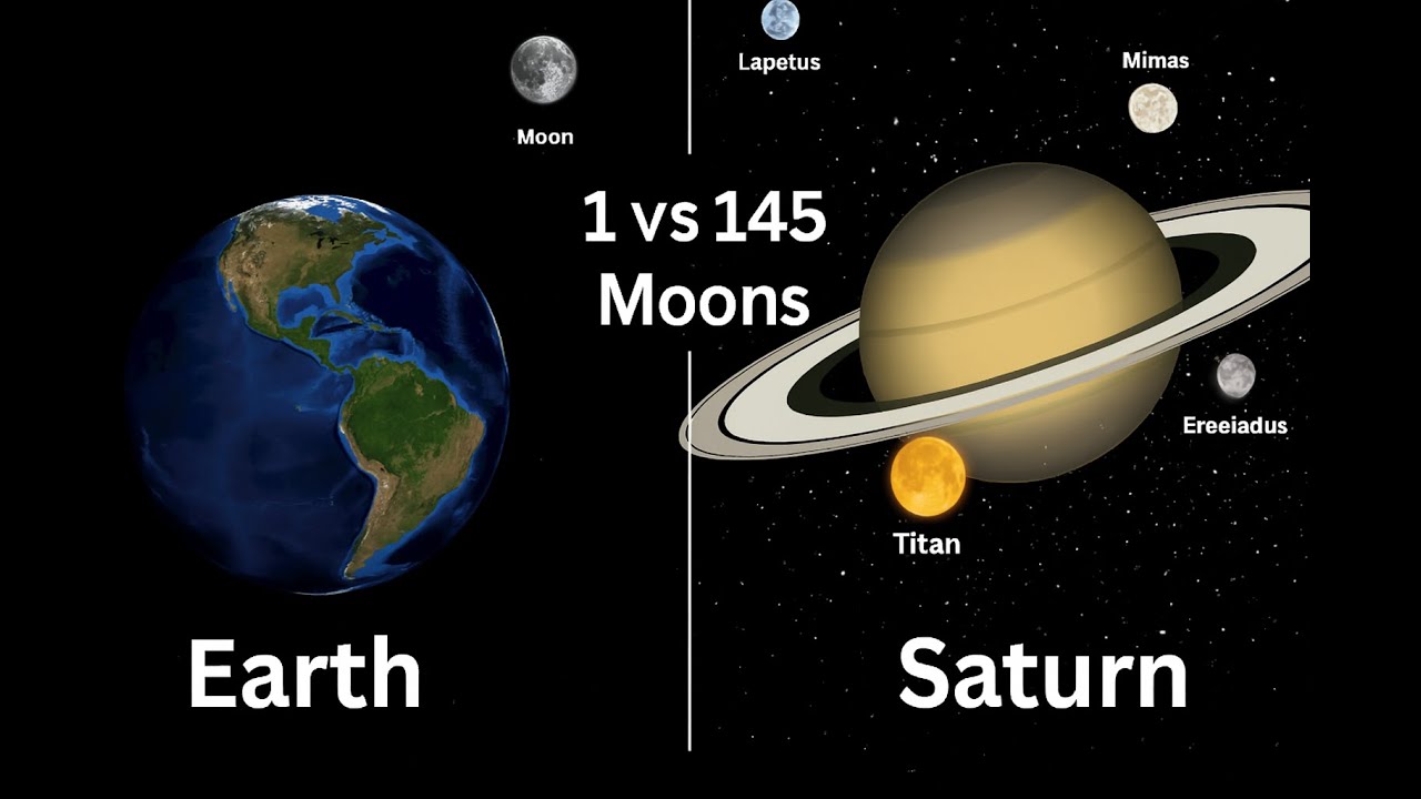 This Planet Has 145 Moons — It’s Basically a Mini Solar System 🪐