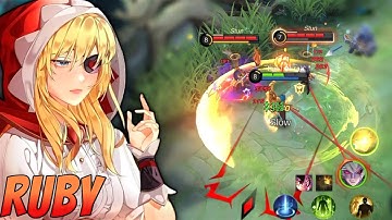 Tutorial Cara Satu Lane Lawan Dyrroth | Build Ruby Tersakit Dan Terkuat 2022 | Top 1 Global Ruby