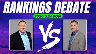 Adam CHALLENGES Jamey! 2026 Fantasy Football Rankings Debate!