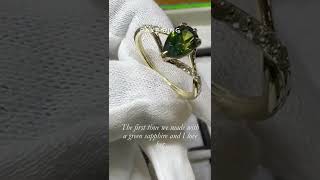 I’m so obsessed with all the beautiful yet so unique engagement rings coming through our door lately