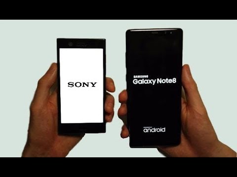 Sony Xperia XZ1 Compact vs Samsung Galaxy Note 8 Speed Test!