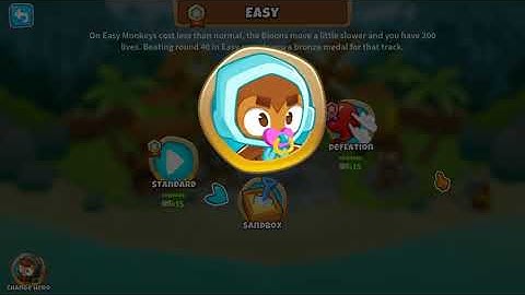 [BTD6] Monkey meadow standard mode (easy) no mk/powers/instas