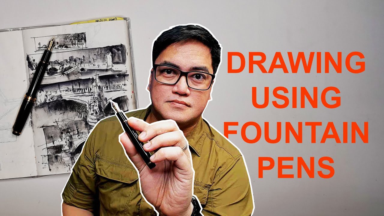 How to Draw and Sketch with a Fountain Pen - The Very Basics