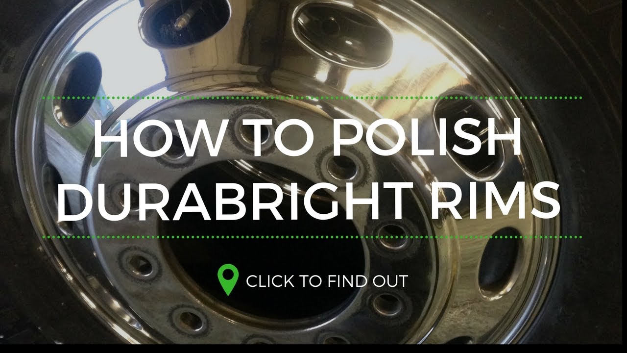 How To Polish Aluminum Durabright Rims Youtube