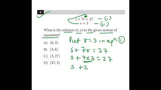 Details SAT MATH TEST PRACTICE (SOLVING LINEAR EQUATION) #satprep #satmathpractice #satmathtutor #gcsemaths News