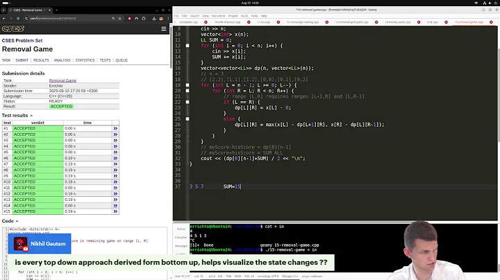 CSES Dynamic Programming problems part II