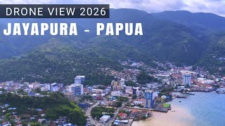 Melihat Kemajuan Kota Jayapura Papua dari Atas Ketinggian dengan Drone 
