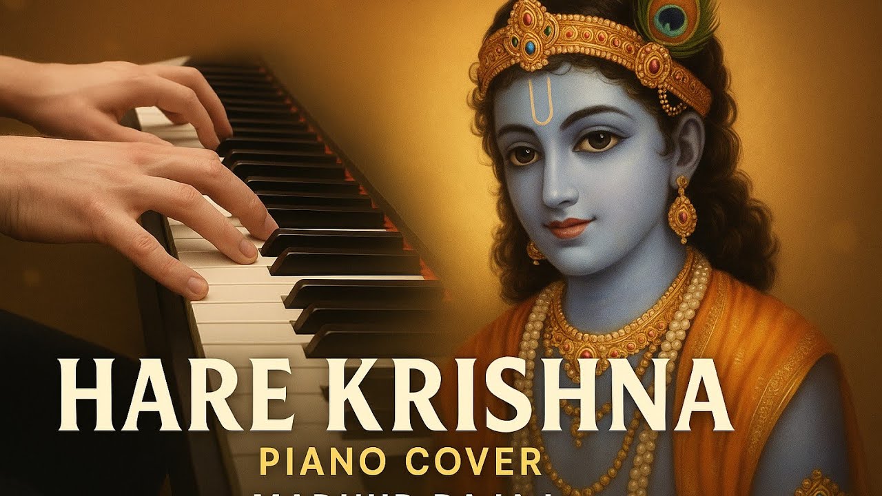 Hare Krishna Piano Cover - Soul Stirring Devotional Music by Madhur Bajaj | Use Headphones 🎧
