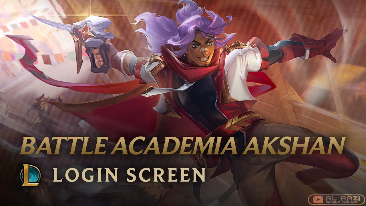 Battle Academia Akshan | Login Screen | Animated 60fps - League of Legends | Wild Rift