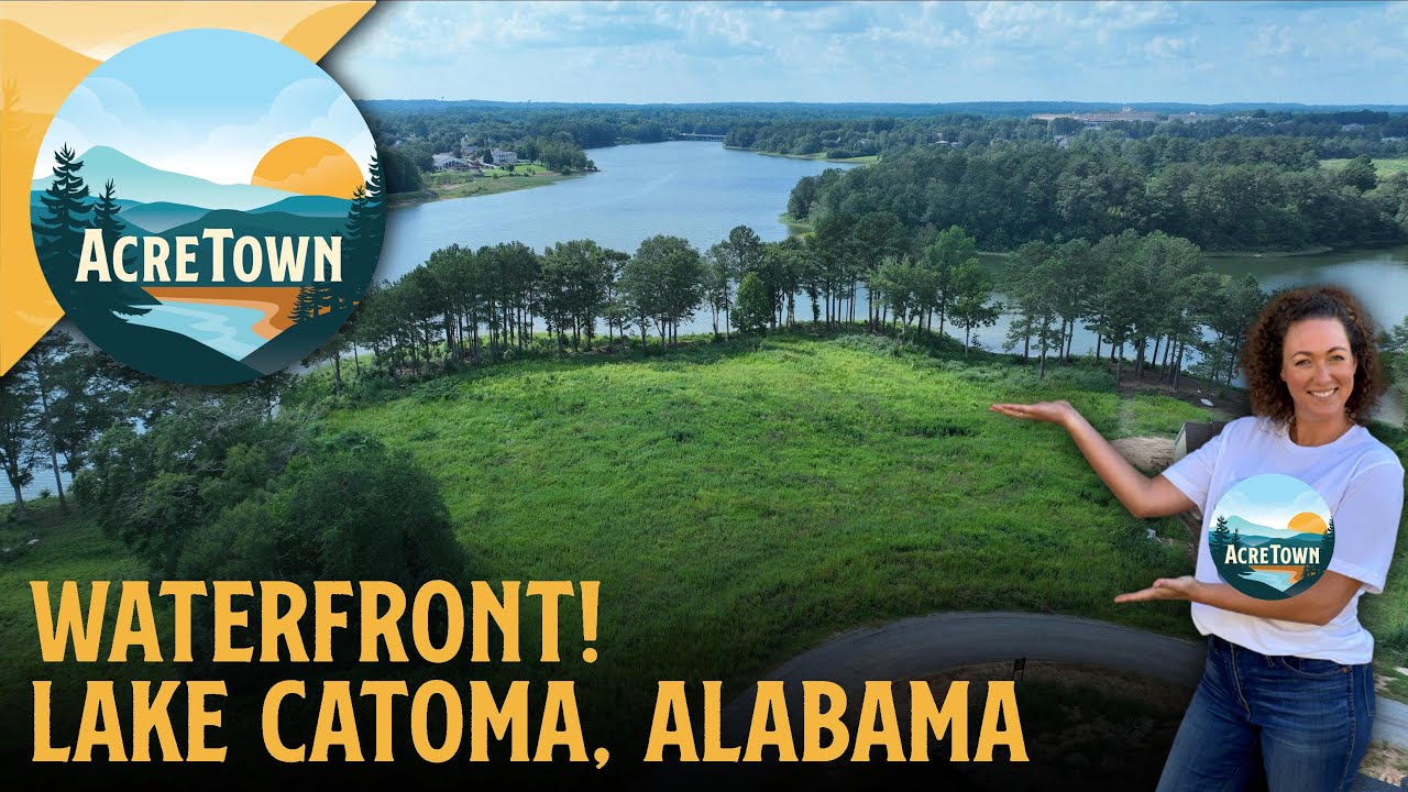Cheap Land in Alabama on Lake Catoma | 4 Lots | Buildable = Flat, Cleared, No Floodplain | No HOA!