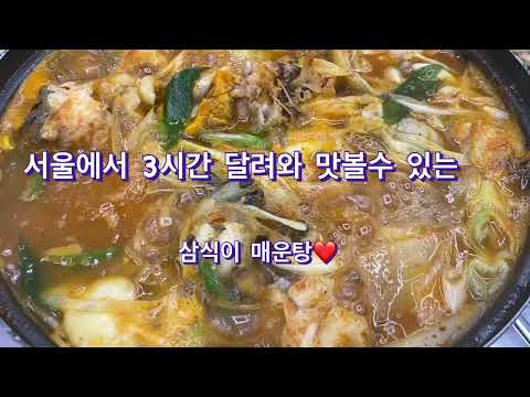 강원 고성 1박2일뜬금없이떠나요.배고프면 모두맛집,거진항소영횟집 삼식이매운탕 먹어봐요 쥑인답니다.