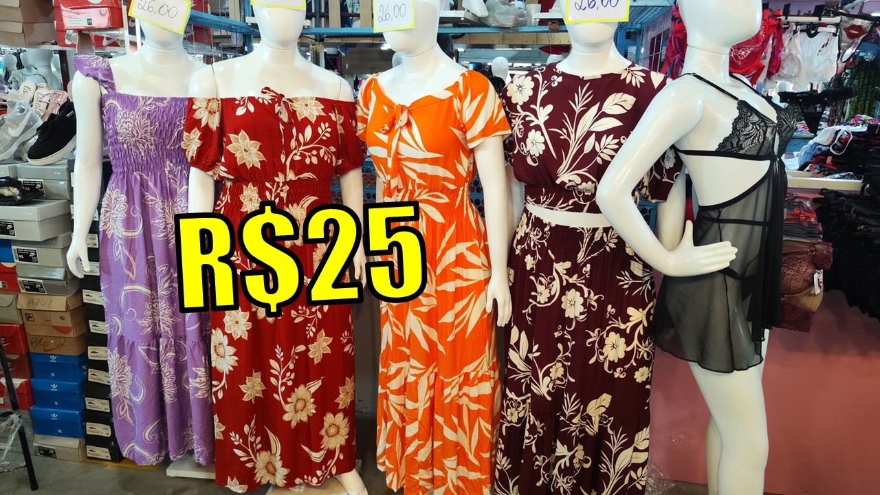 COMPRE VESTIDOS MUITO BARATO DIRETO DE FÁBRICA EM SANTA CRUZ DO CAPIBARIBE PE