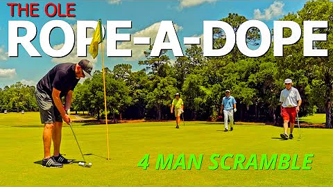 ABSOLUTE WORST golf strategy but this is a SCRAMBLE!
