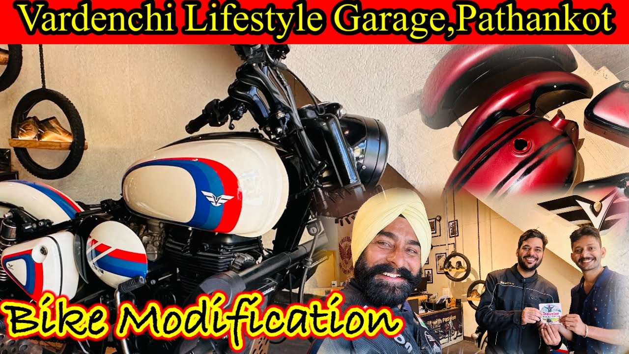 Vardenchi lifestyle Garage Pathankot Famous Bike Modification