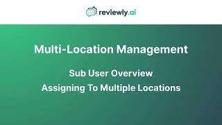 Multi Location Management