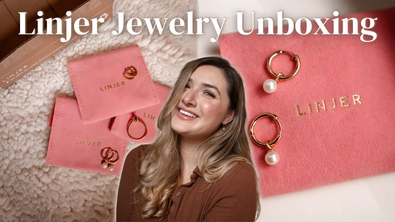 Linjer Jewelry Unboxing & First Impressions - Gold Vermeil Jewelry Haul ...